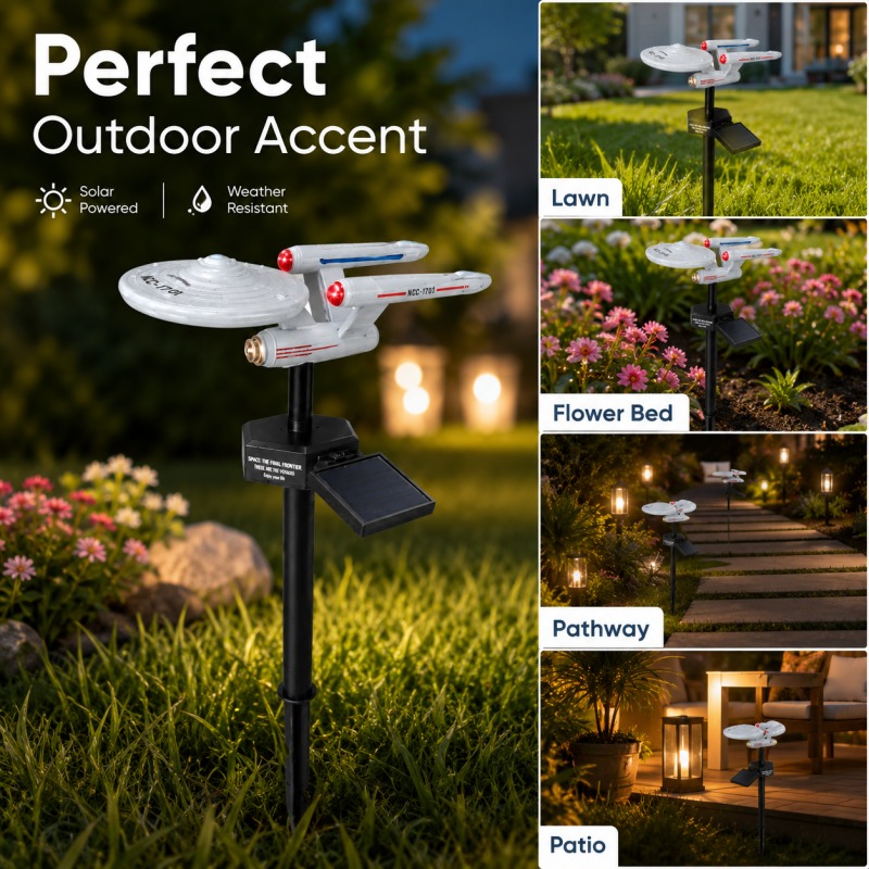 Smart Garden Lighting System - Lampu Taman Tenaga Surya Star Trek