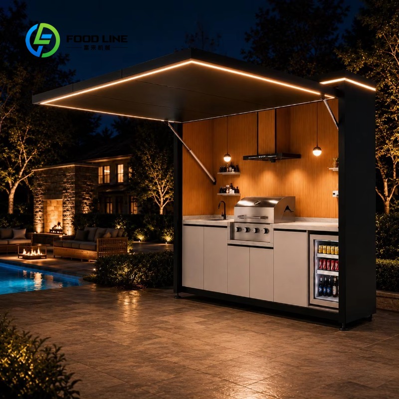 Smart Garden Sheds - Set Perlengkapan Furnitur Dapur Luar Ruangan