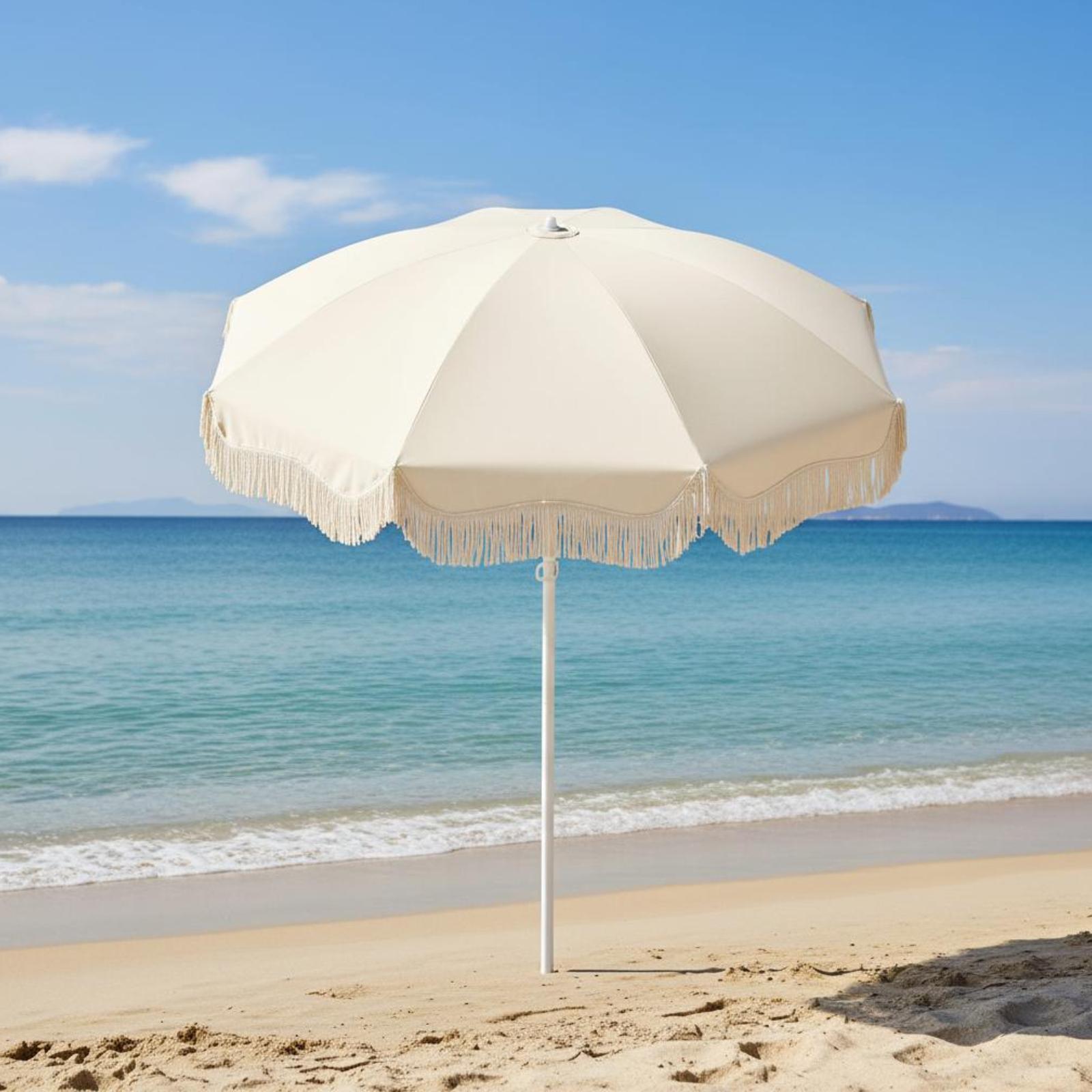 Smart Garden Umbrella - Payung Teras Pelindung Boho Fringe Penahan