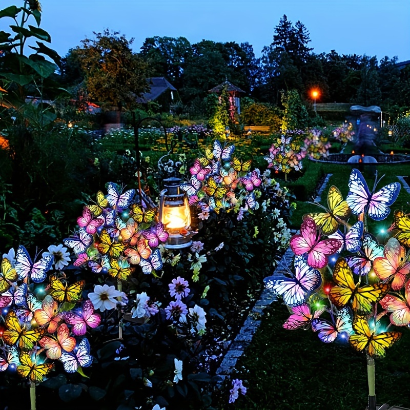 Smart Garden Ornaments - Lampu Taman Kupu-kupu LED Surya Lampu
