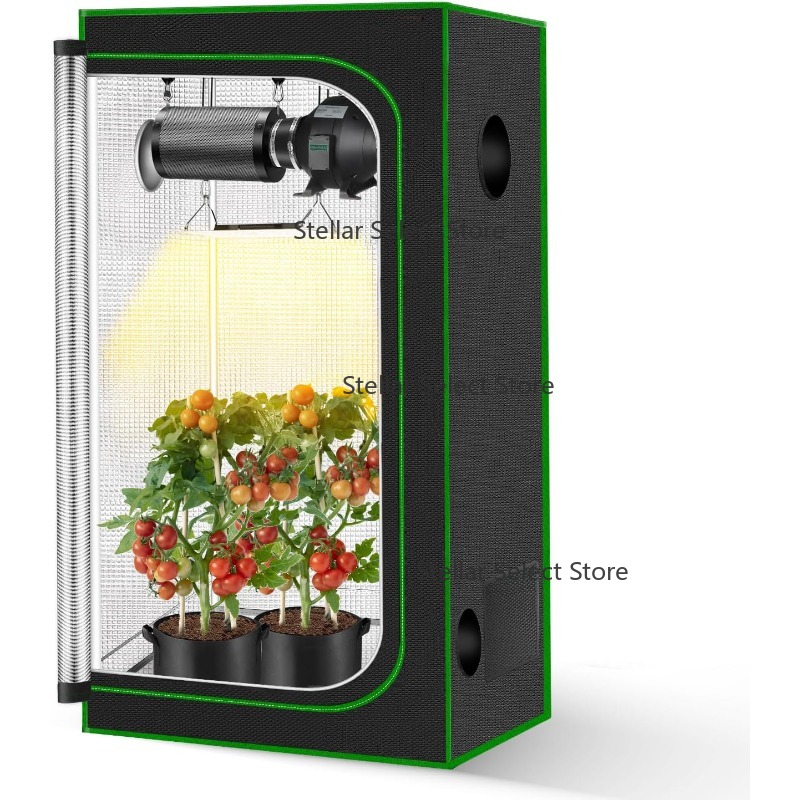 Grow Tent Complete Kit - Kit Rumah Kaca Dalam Ruangan Besar