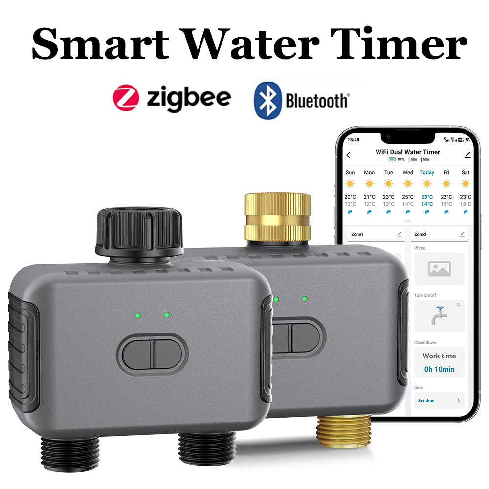Smart Garden Irrigation - Tuya Pengatur Waktu Air Pintar Zigbee/BT