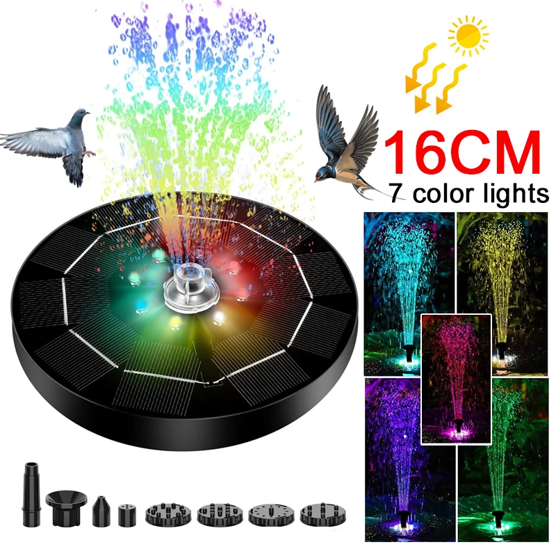 Smart Garden Lighting System - Lampu air mancur tenaga surya 7
