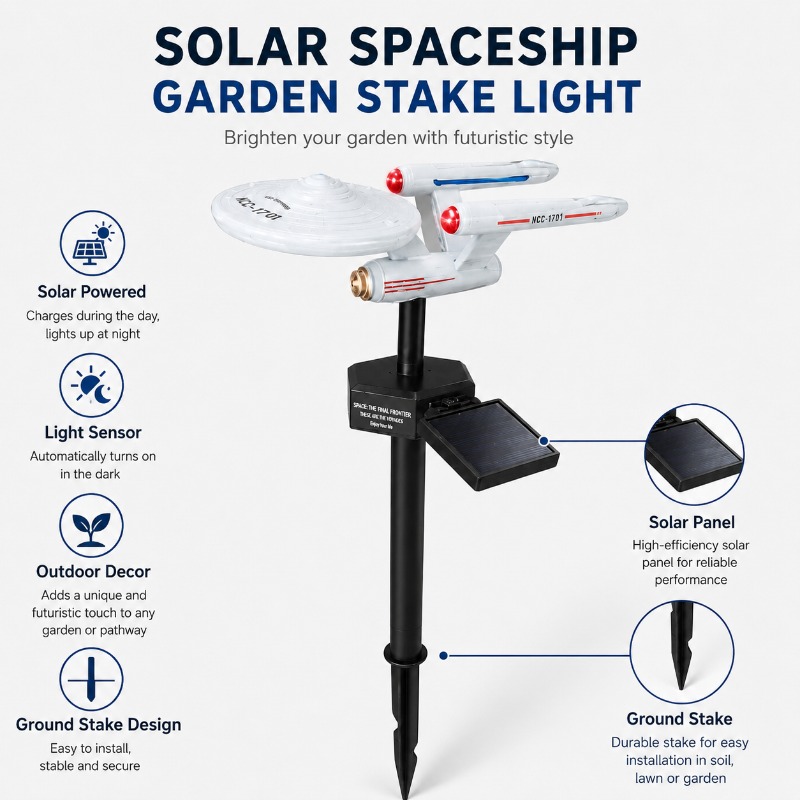 Smart Garden Spotlights - Lampu Taman Tenaga Surya Star Trek
