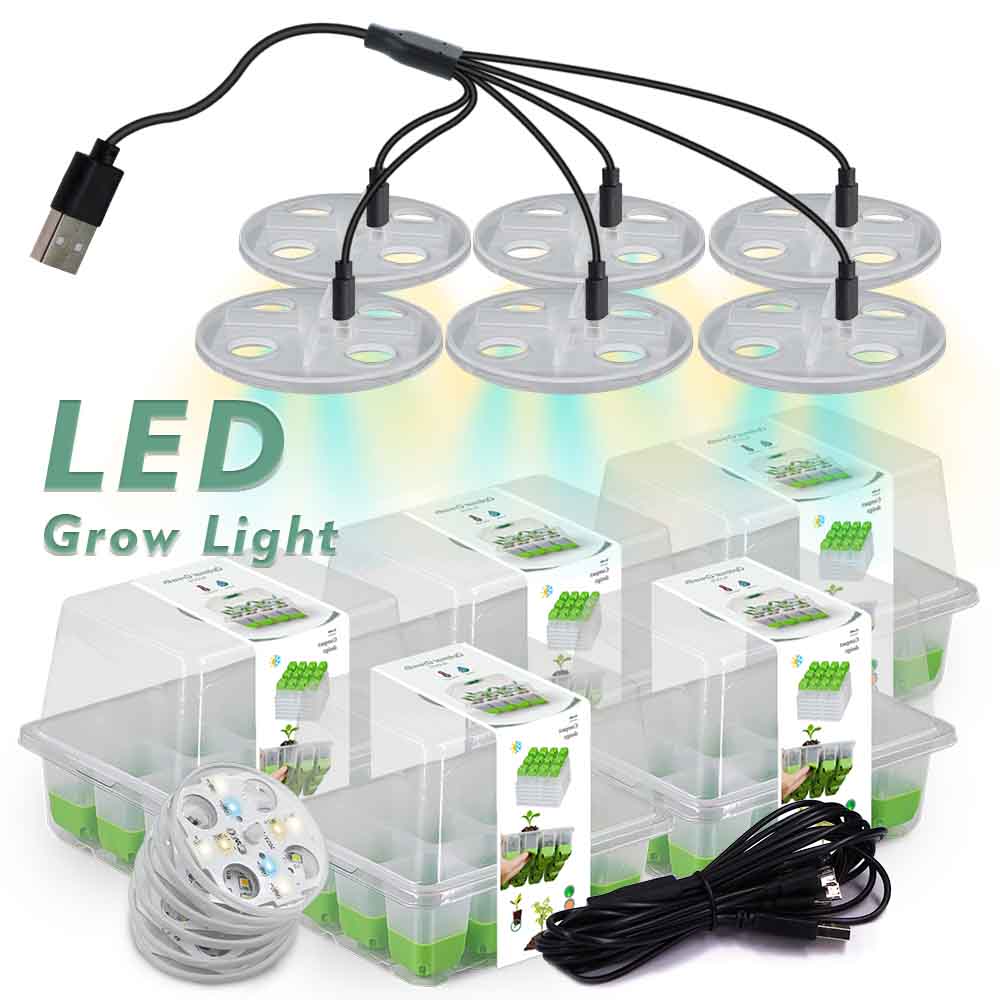 Smart Garden Lighting System - Kit baki tanaman lampu tumbuh LED,