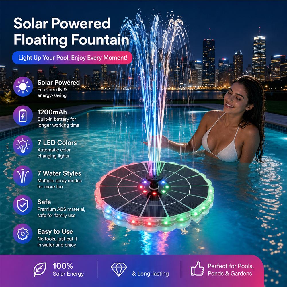 Smart Garden Lighting System - Kit Pompa Air Mancur Tenaga Surya