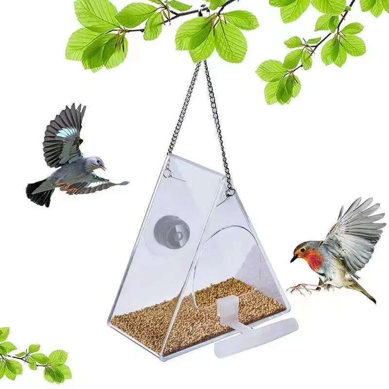 Smart Bird Feeder Camera - 2023 Tempat Makan Burung Pintar Akrilik