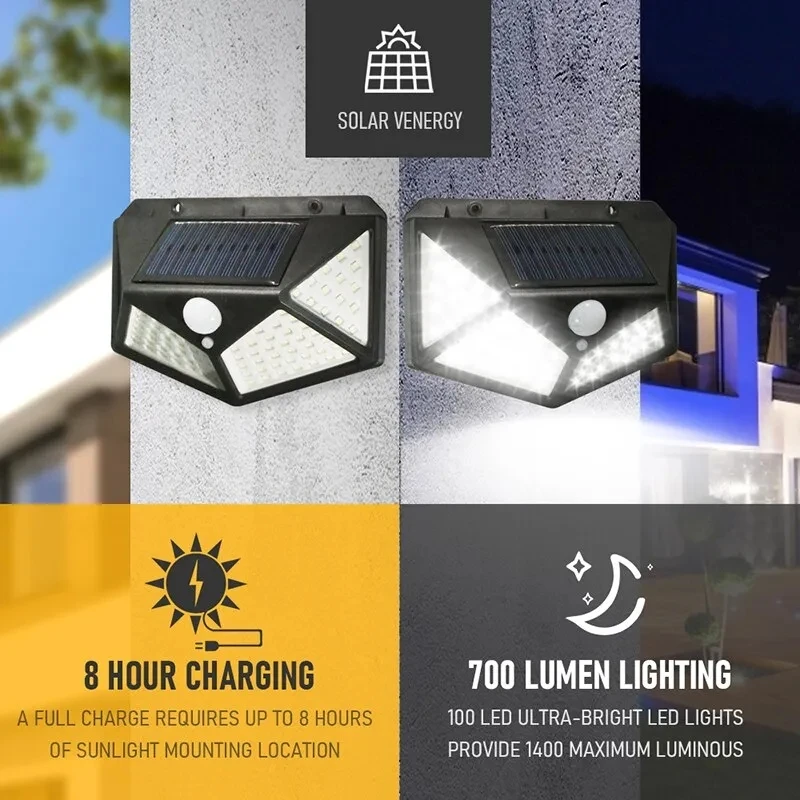 Smart Garden Ornaments - Lampu Tenaga Surya Multifungsi 100Led Dekorasi