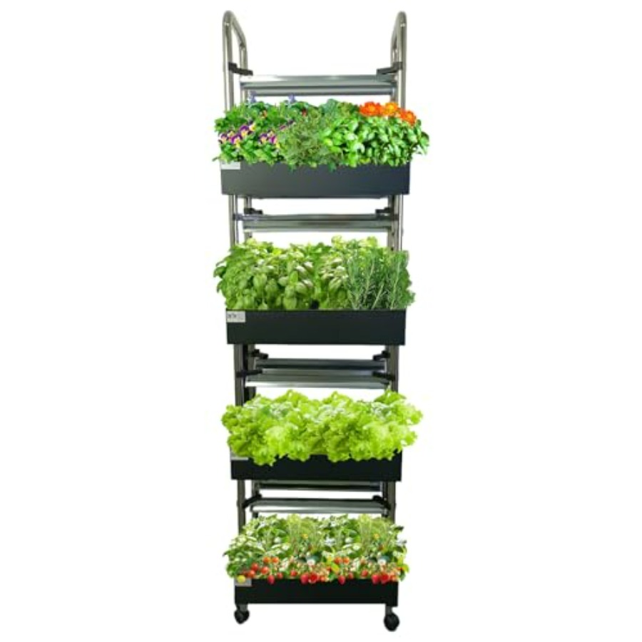 Smart Garden Lighting System - Sistem hidroponik dalam ruangan: taman vertikal