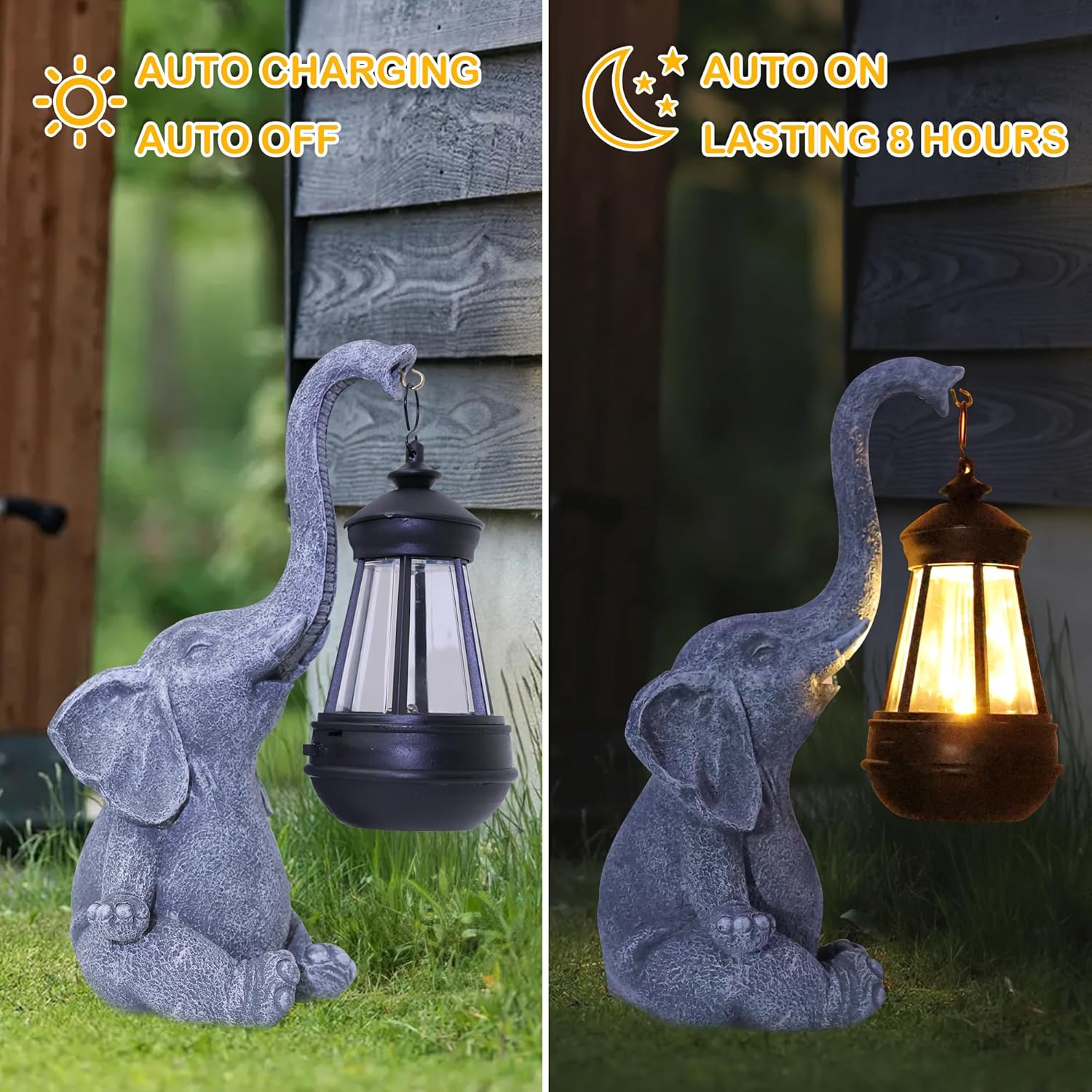 1 Buah Patung Gajah Resin deng - Smart Garden Ornaments ulasan dan harga