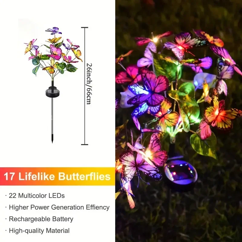 Lampu Taman Kupu-kupu LED Sury - Smart Garden Ornaments ulasan dan harga
