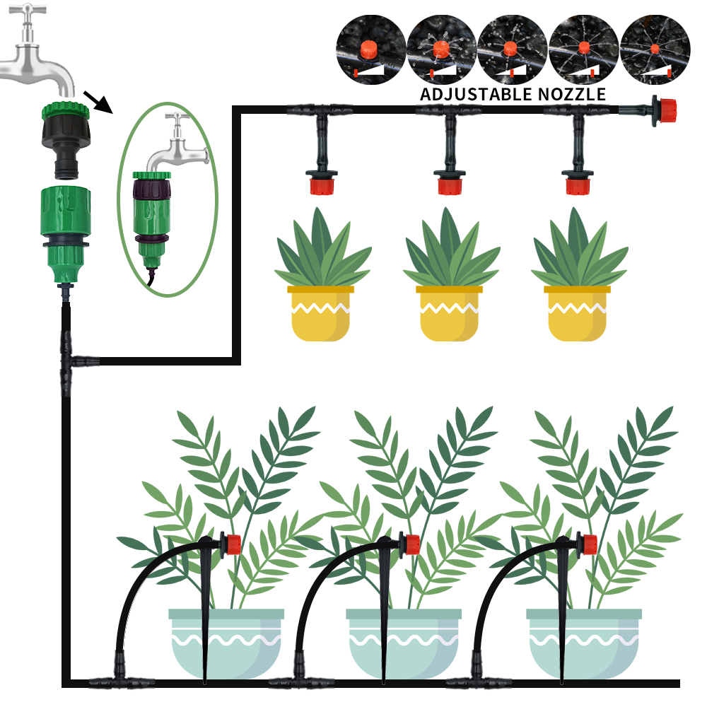 Sistem irigasi tetes mikro por - Smart Garden Auk ulasan dan harga