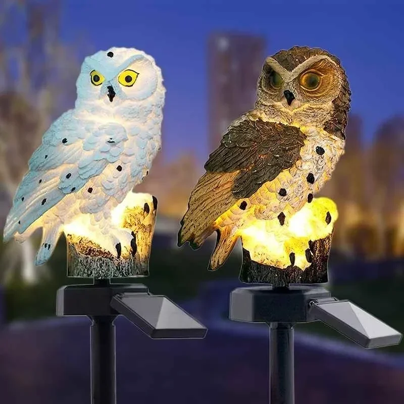 Lampu burung hantu luar ruanga - Smart Garden Ornaments ulasan dan harga