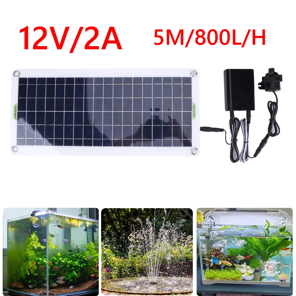 Set Pompa Air Tenaga Surya Tan - Smart Garden Ornaments ulasan dan harga