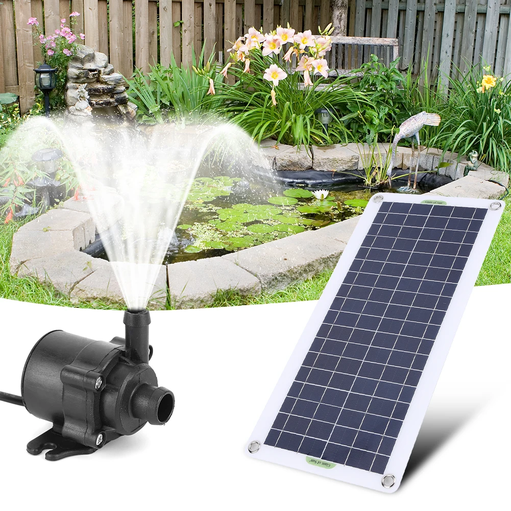 Set Pompa Air Tenaga Surya Tan - Smart Garden Ornaments ulasan dan harga
