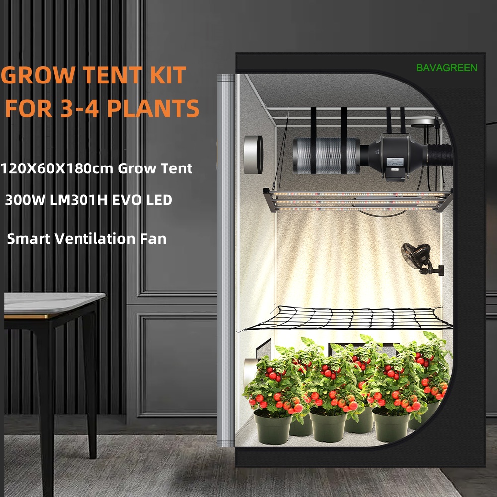 2024 Baru 120X60X180Cm Growzel - Grow Tent Complete Kit ulasan dan harga