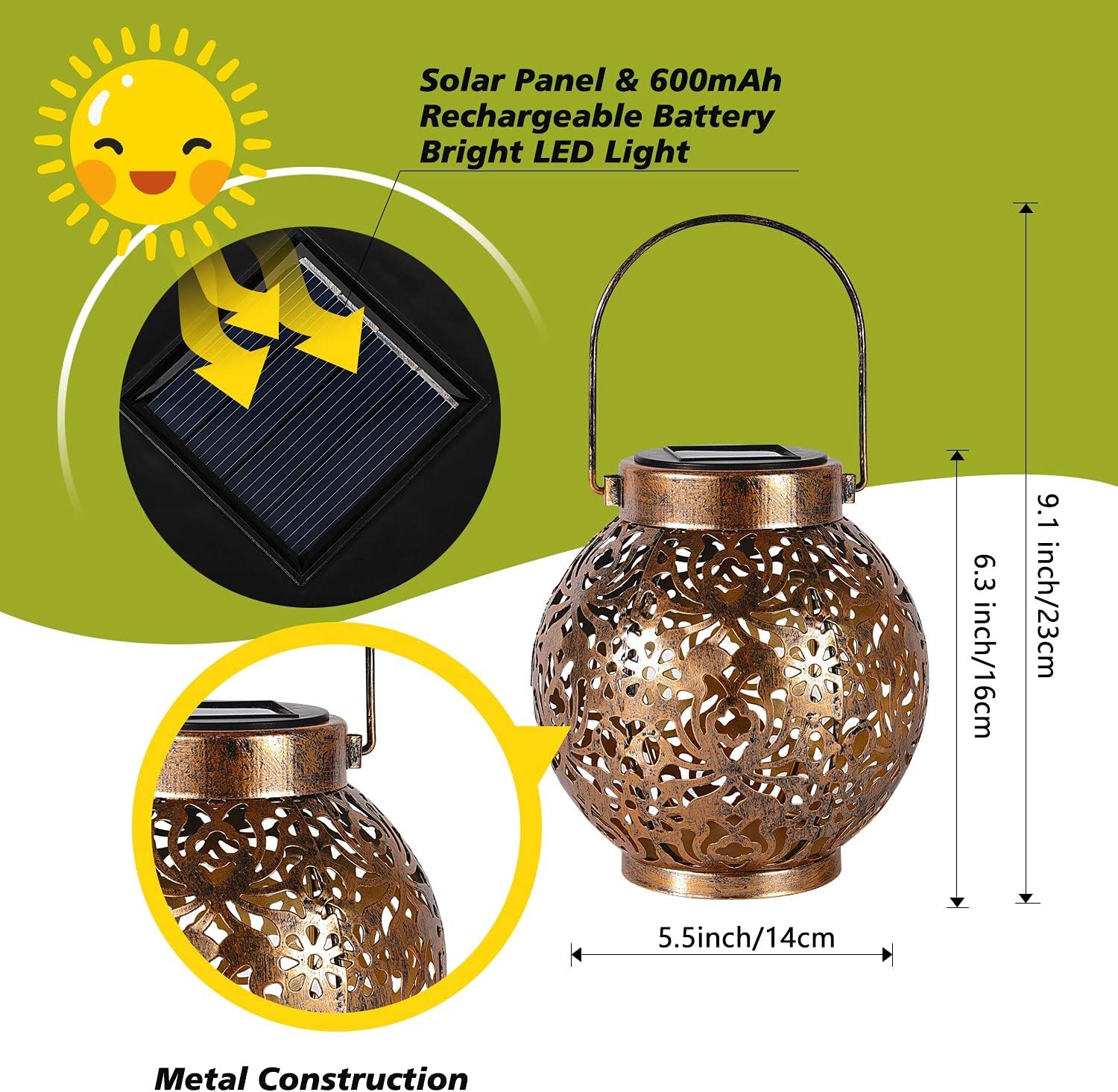 1-6 Buah Lampu LED Gantung Log - Smart Garden Lighting System ulasan dan harga