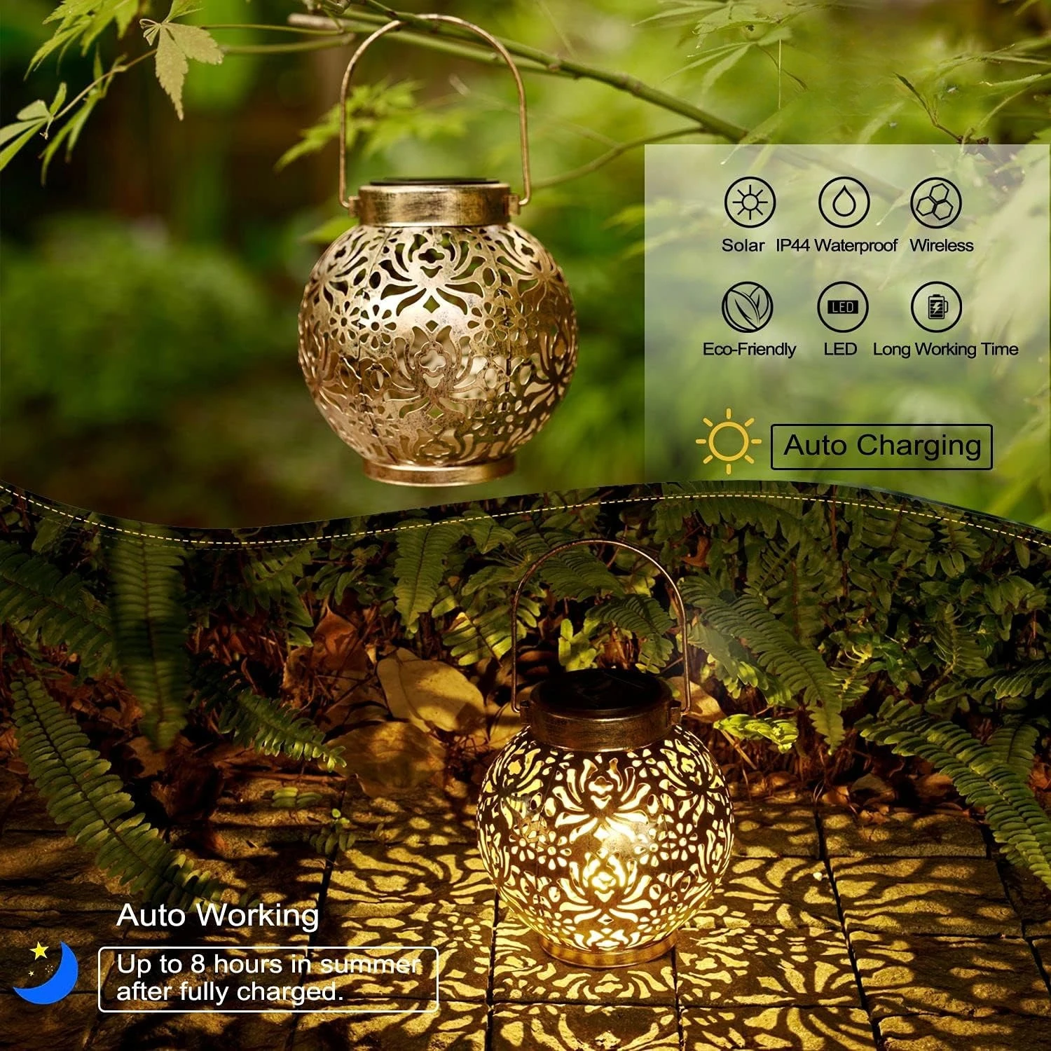 1-6 Buah Lampu LED Gantung Log - Smart Garden Lighting System ulasan dan harga