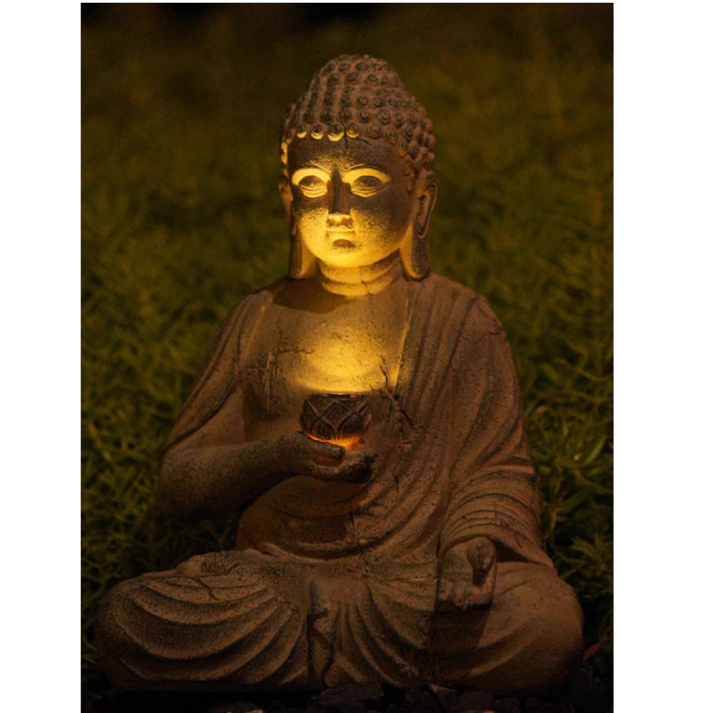 Patung surya Buddha Resin deko - Smart Garden Ornaments ulasan dan harga