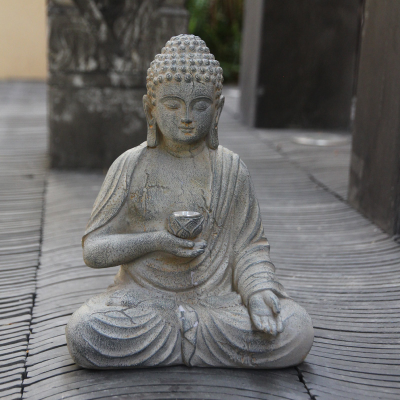 Patung surya Buddha Resin deko - Smart Garden Ornaments ulasan dan harga