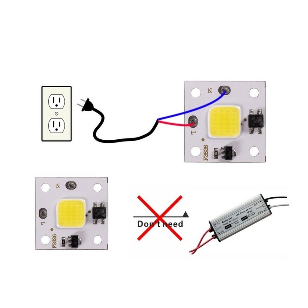10W Modul COB 220V LED Chip Bo - Smart Garden Spotlights ulasan dan harga