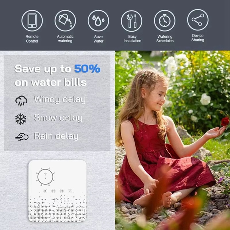 Pengontrol Penyiram Pintar WiF - Smart Garden Irrigation ulasan dan harga