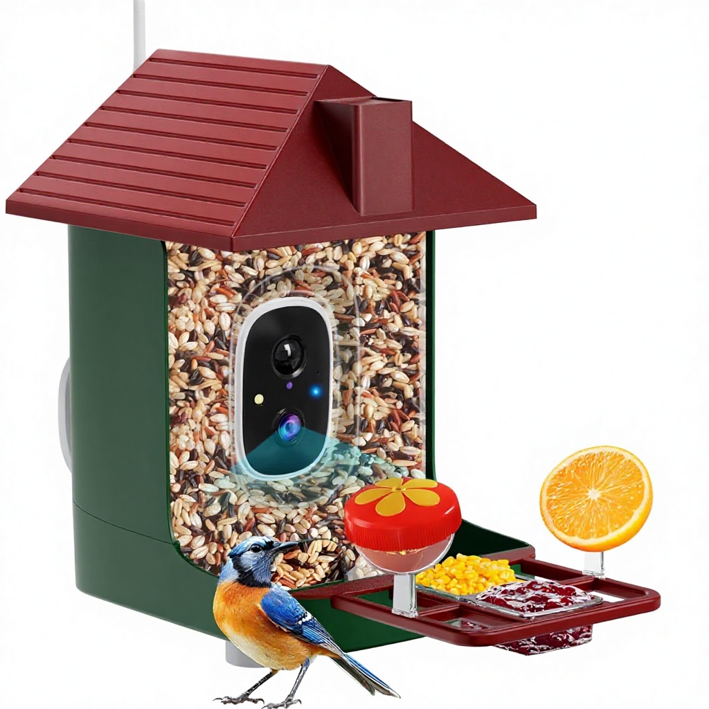 Kamera Pengumpan Burung Pintar - Smart Bird Feeder Camera ulasan dan harga