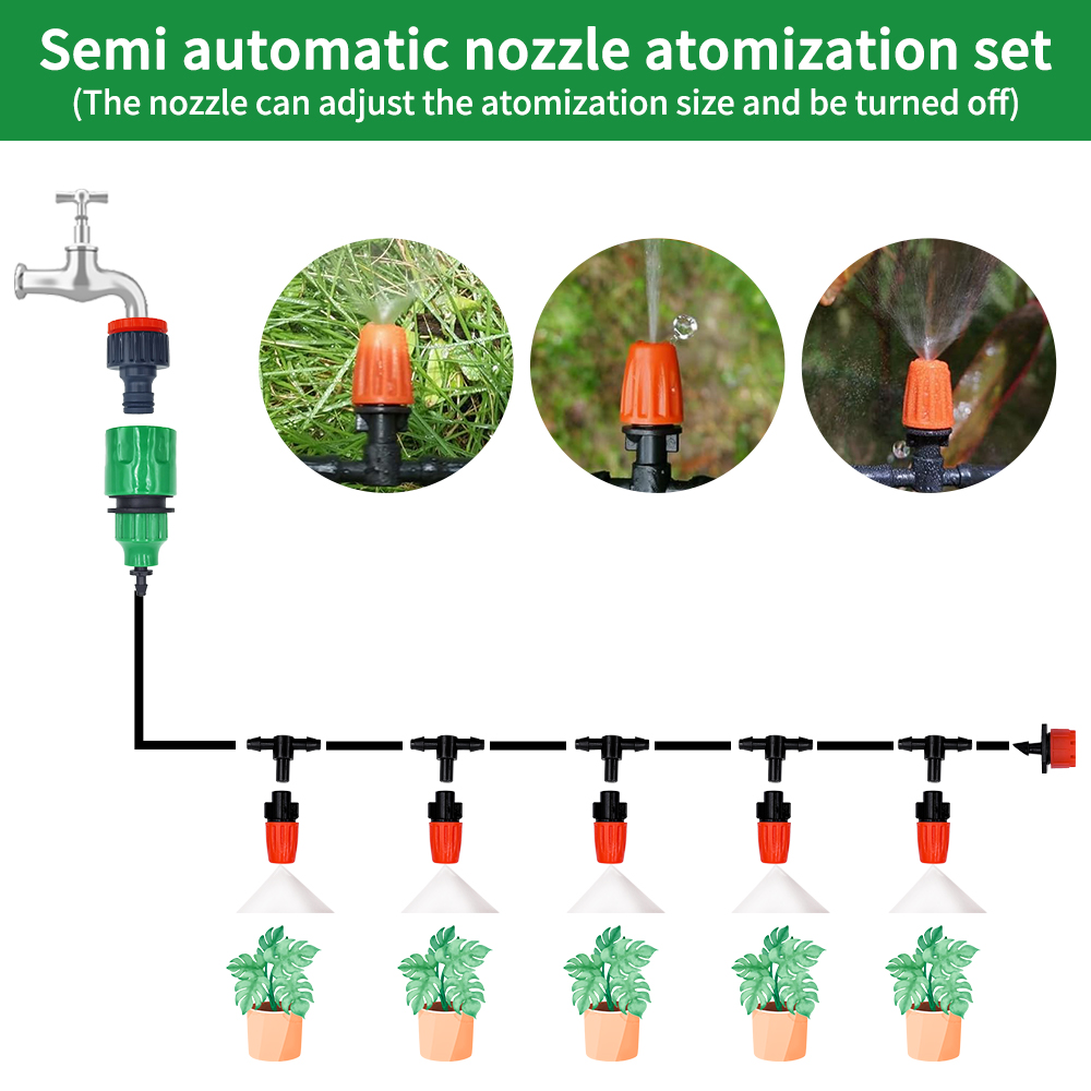 Kit Irigasi Nozzle Kabut 5M-20 - Smart Garden Auk ulasan dan harga