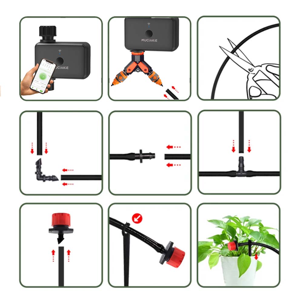 Set Irigasi Pengatur Waktu WiF - Smart Garden Auk ulasan dan harga