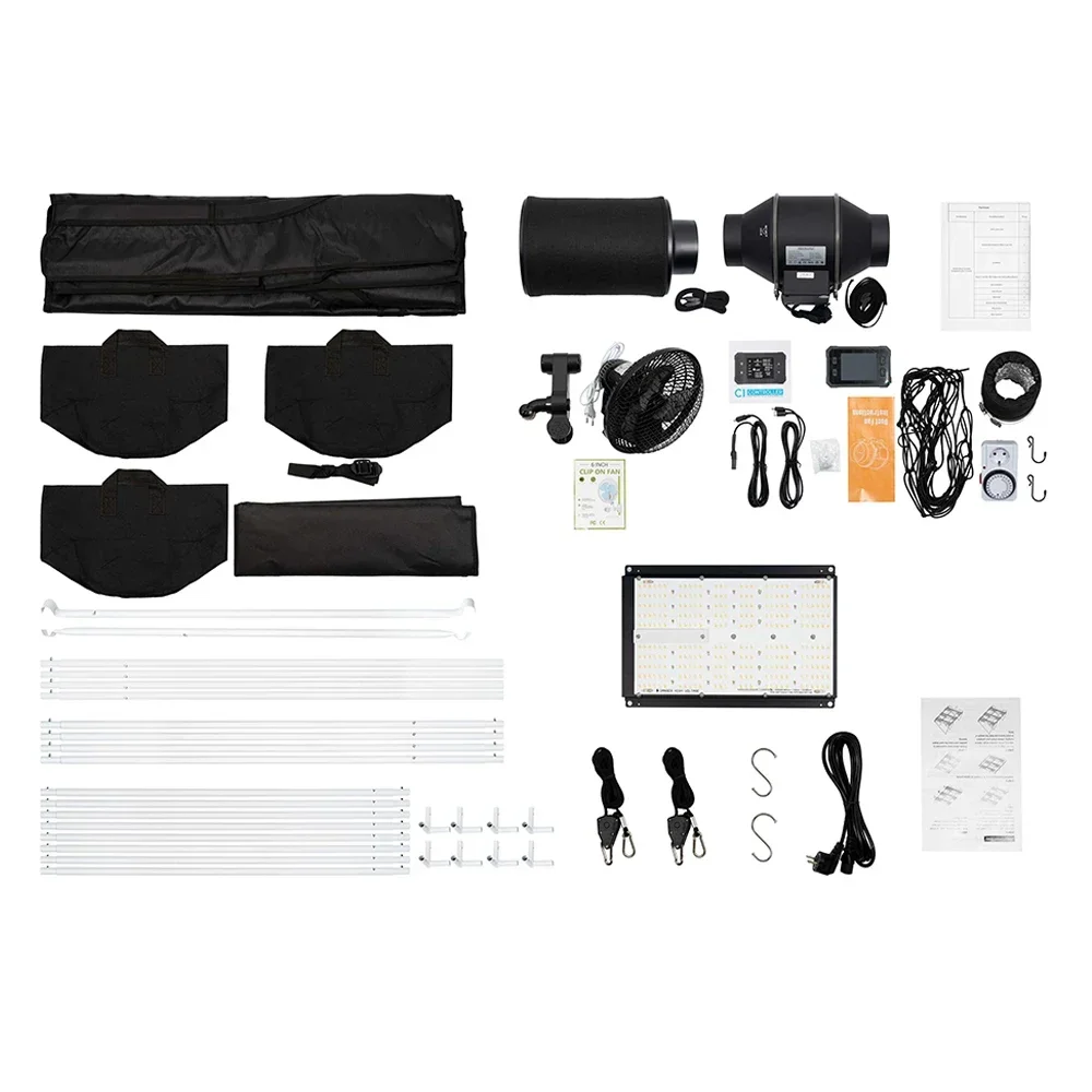 Sistem Hidroponik BAVAGREEN Te - Grow Tent Complete Kit ulasan dan harga