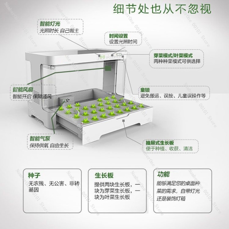 Sistem Penanaman Hidroponik Pi - Smart Garden Box ulasan dan harga