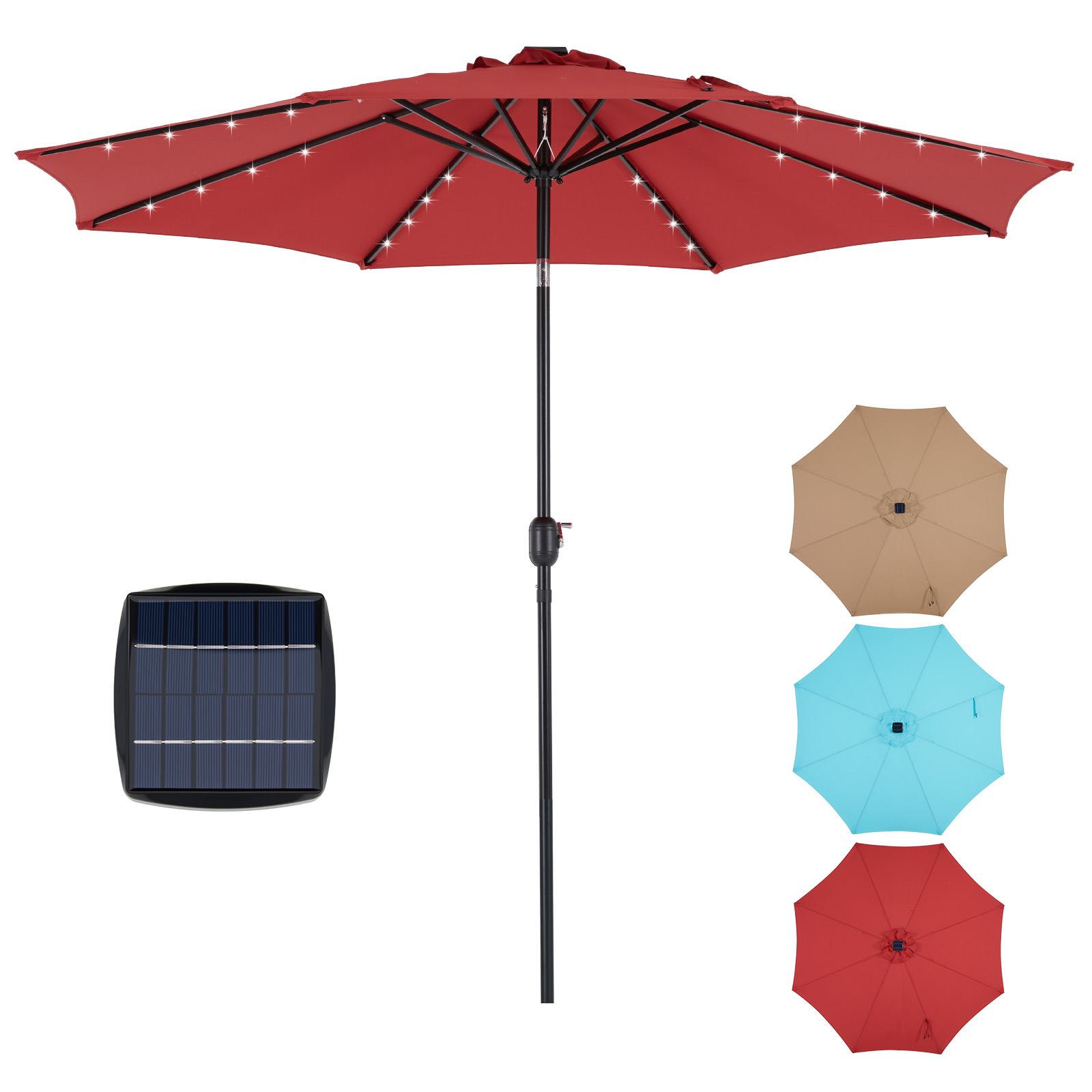 JHK Payung Teras Surya 10 Kaki - Smart Garden Umbrella ulasan dan harga