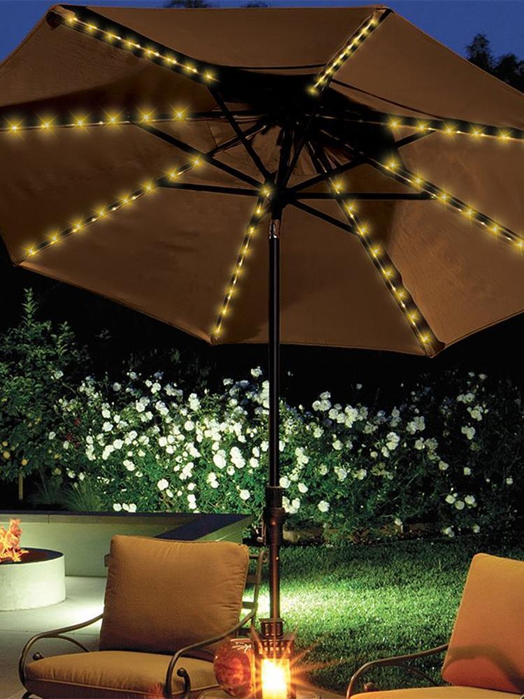 Lampu Payung LED 104 dengan 8  - Smart Garden Umbrella ulasan dan harga