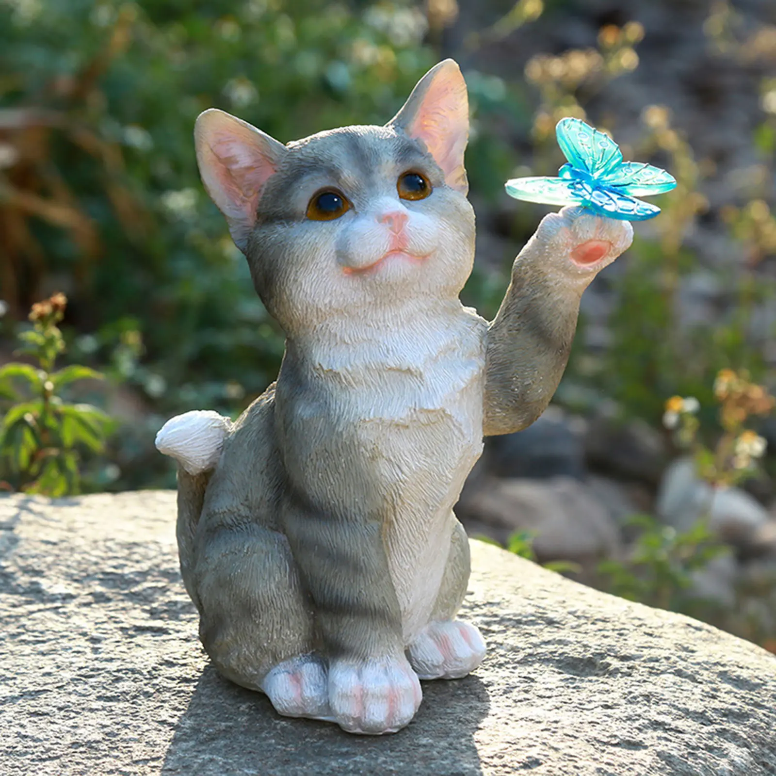 Patung Patung Kucing Luar Ruan - Smart Garden Lighting System ulasan dan harga
