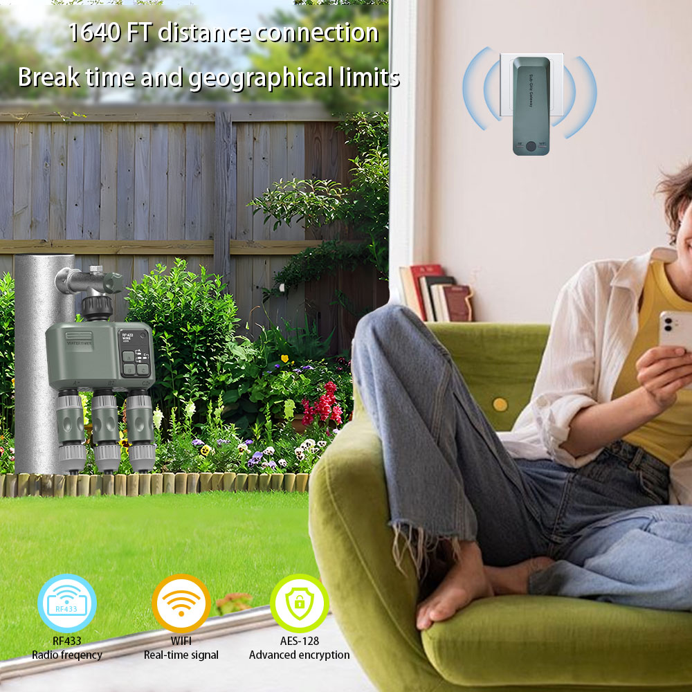 Pengatur Waktu Penyiraman Tuya - Smart Garden Irrigation ulasan dan harga