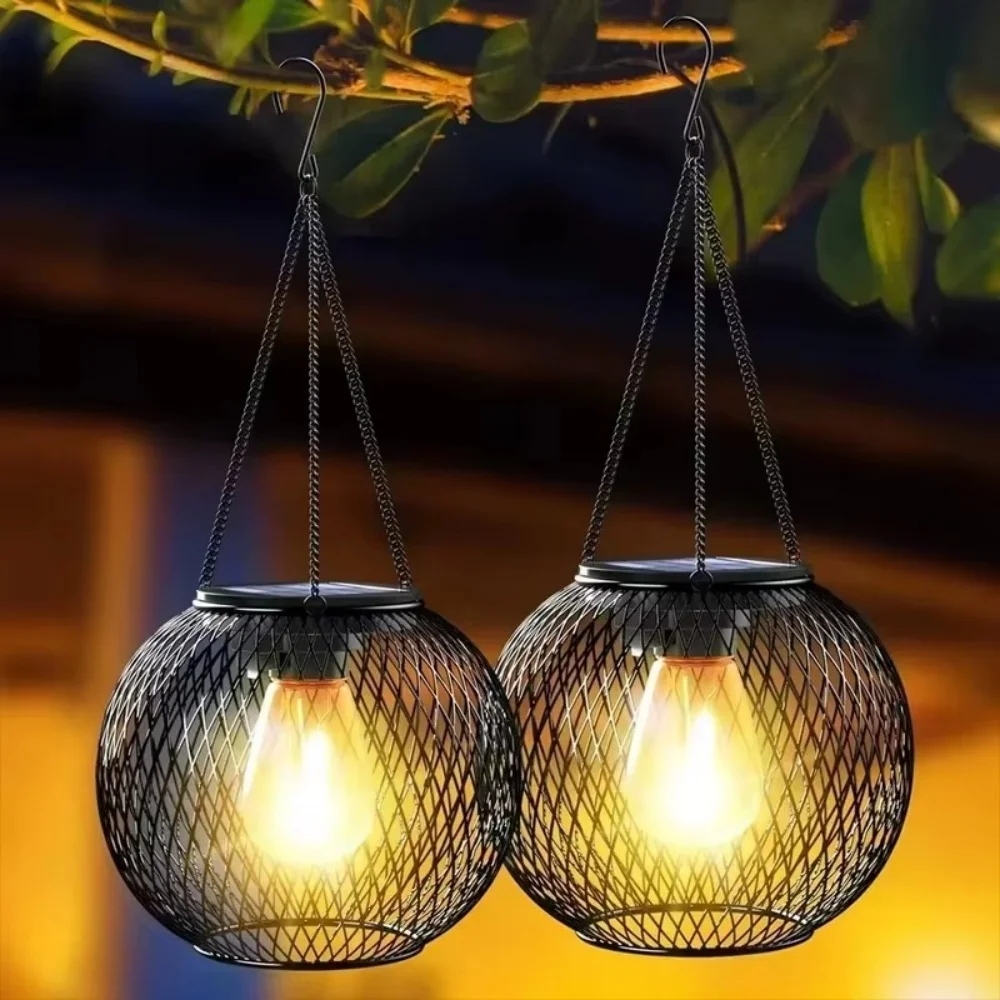 Lentera Surya Seni Besi untuk  - Smart Garden Ornaments ulasan dan harga