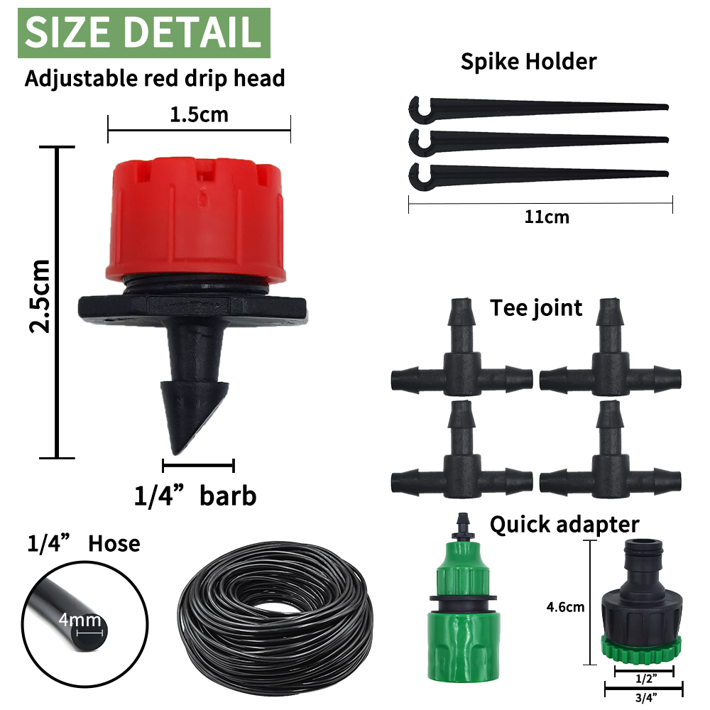 Sistem irigasi tetes mikro por - Smart Garden Auk ulasan dan harga